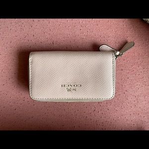 Double zip coach card holder